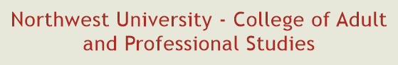Northwest University - College of Adult and Professional Studies
